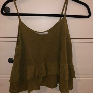 zara flowy tank top size: small